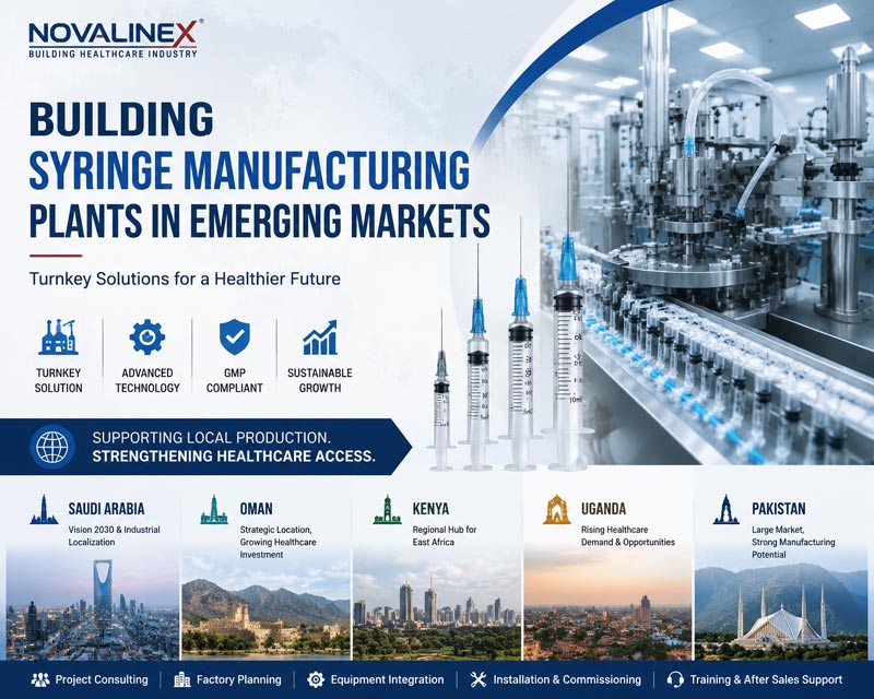 How to Build a Syringe Manufacturing Plant in Emerging Markets: A Complete Guide for Saudi Arabia, Oman, Kenya, Uganda and Pakistan